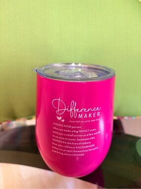 'Difference Maker' Insulated Wine Cup